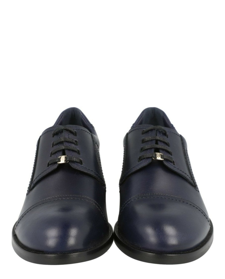 Ferragamo Farnon Div Leather Oxfords
