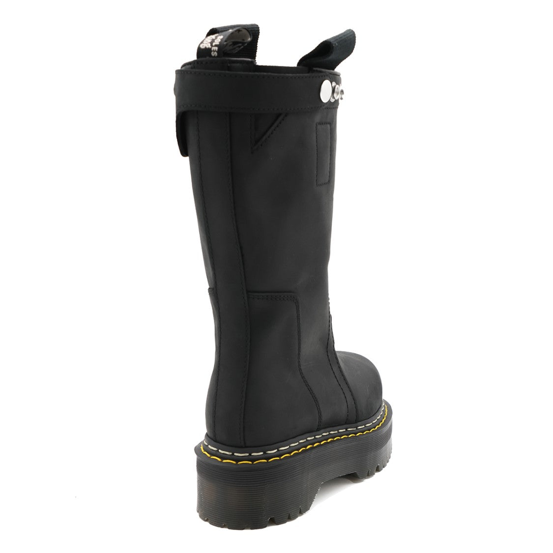 Dr. Martens X Rick Owens Black Rugged Tread Chunky Platform Boots
