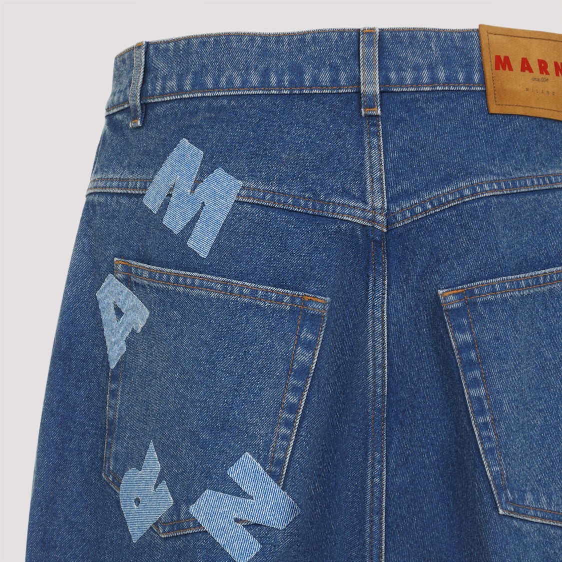 Marni Blue Cotton Jeans