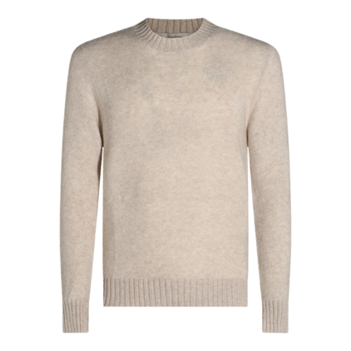 Piacenza Cashmere Classic Ribbed Crewneck Sweater