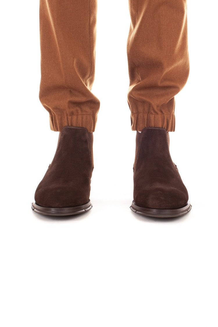 Santoni Justin Suede Beatles Ankle Boots