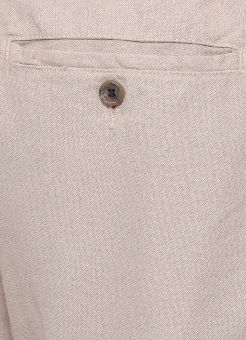 Myths Beige Apollo Drawstring Cotton Shorts