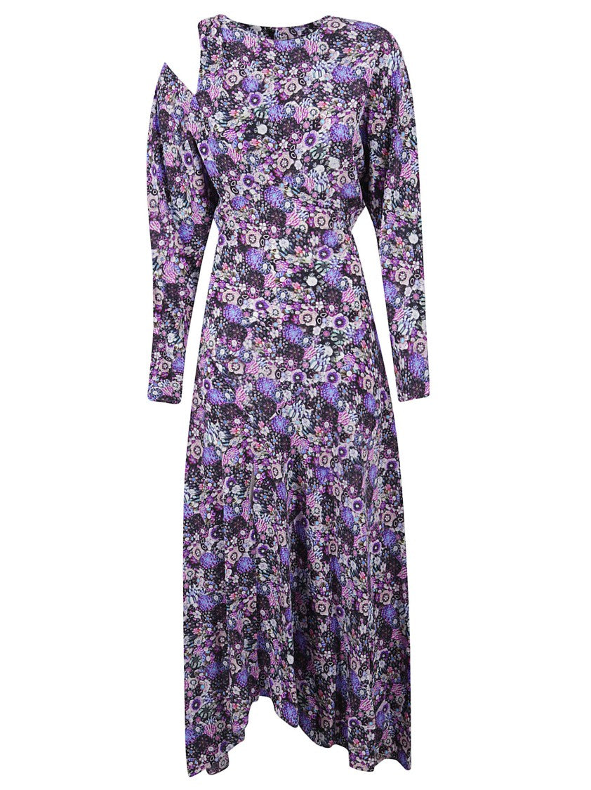 Isabel Marant Midi Dress With Floral Pattern