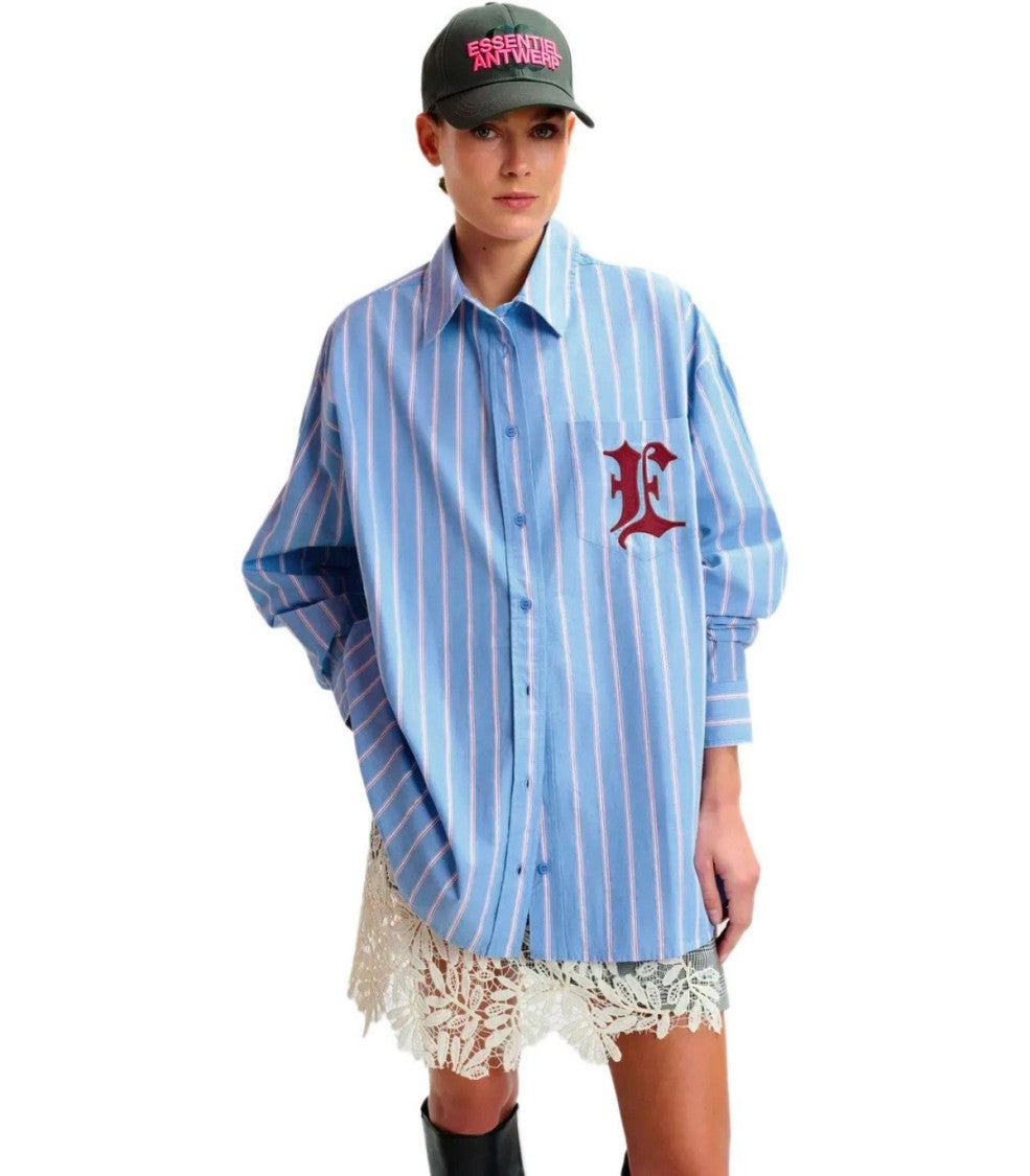 Essentiel Antwerp Ipatch Light Blue Shirt