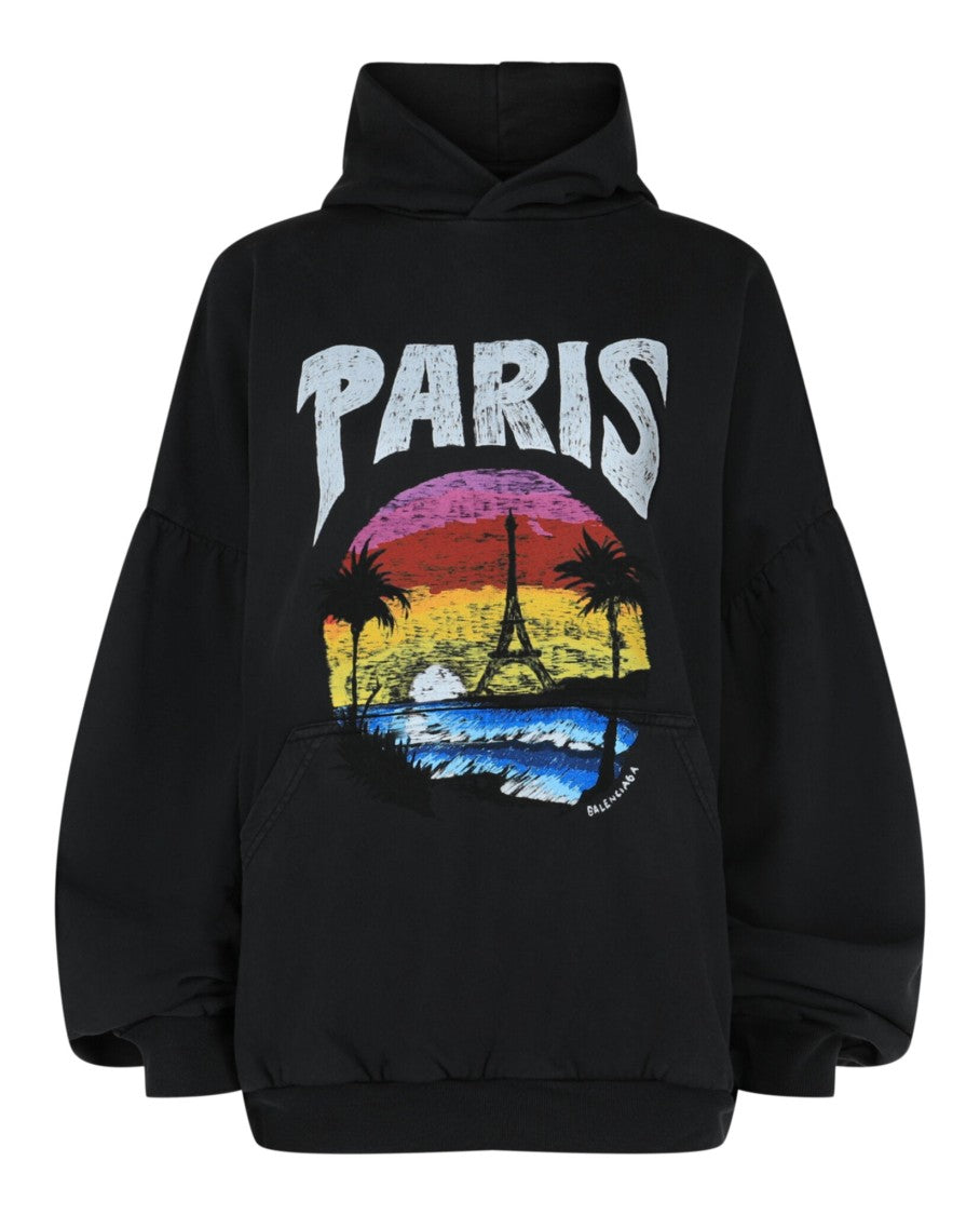 Balenciaga Paris Tropical Round Hoodie