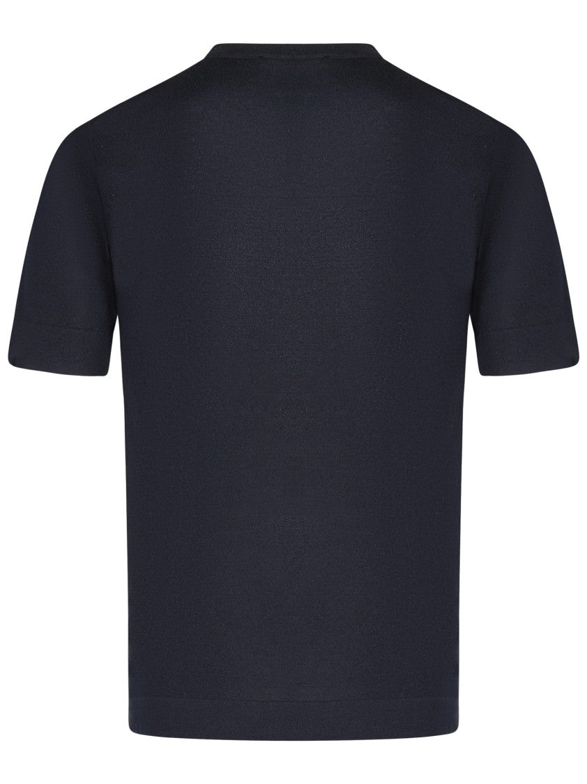 Franzese Collection Nuvola Model Silk-Cashmere Blend T-Shirt