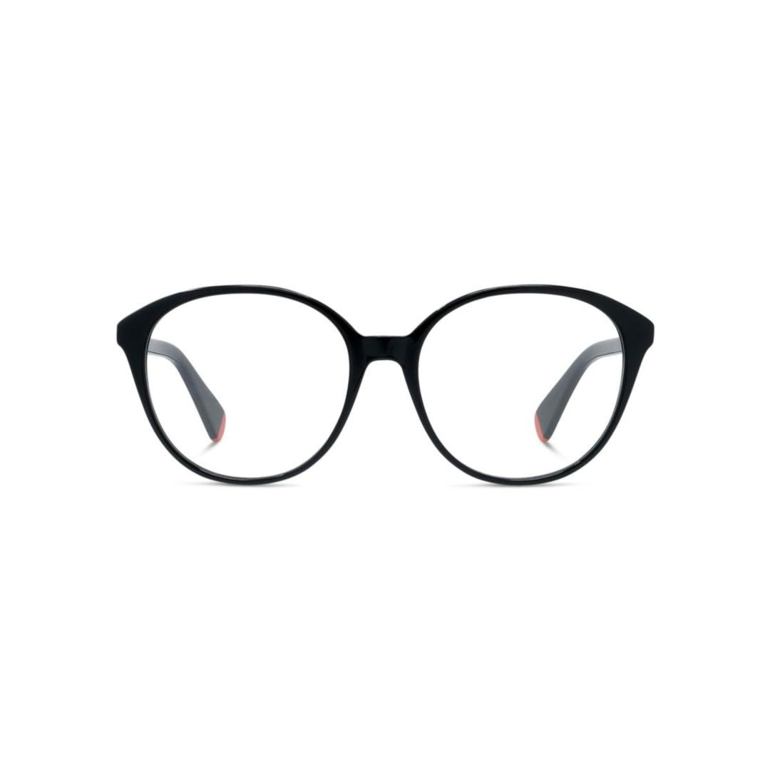 Kenzo Kz50234i Rounded Black Cat-Eye Frame Eyeglasses