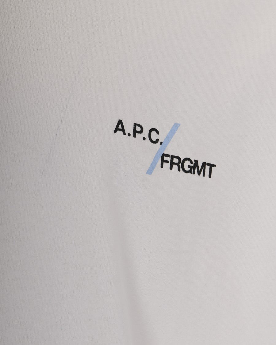 A.P.C. Straight-Cut T-Shirt With A.P.C. / Frgmt Logo