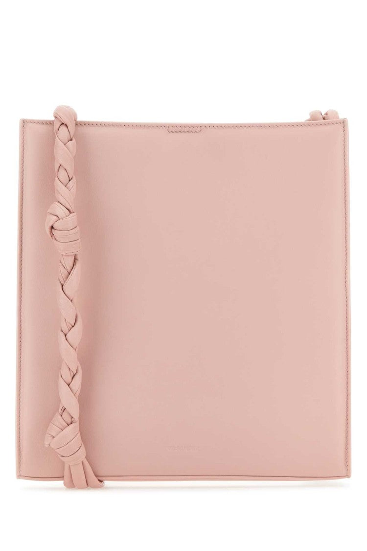 Jil Sander Pink Leather Tangle Shoulder Bag