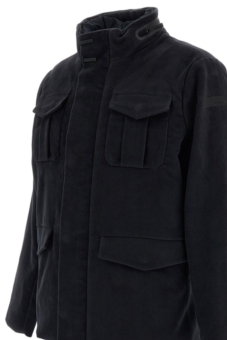 Rrd Blue Moleskin Duck Down Field Jacket