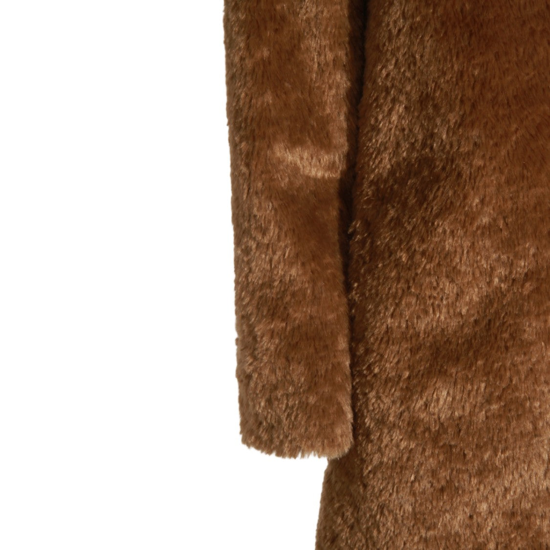 Herno Plush Faux Fur Long Coat