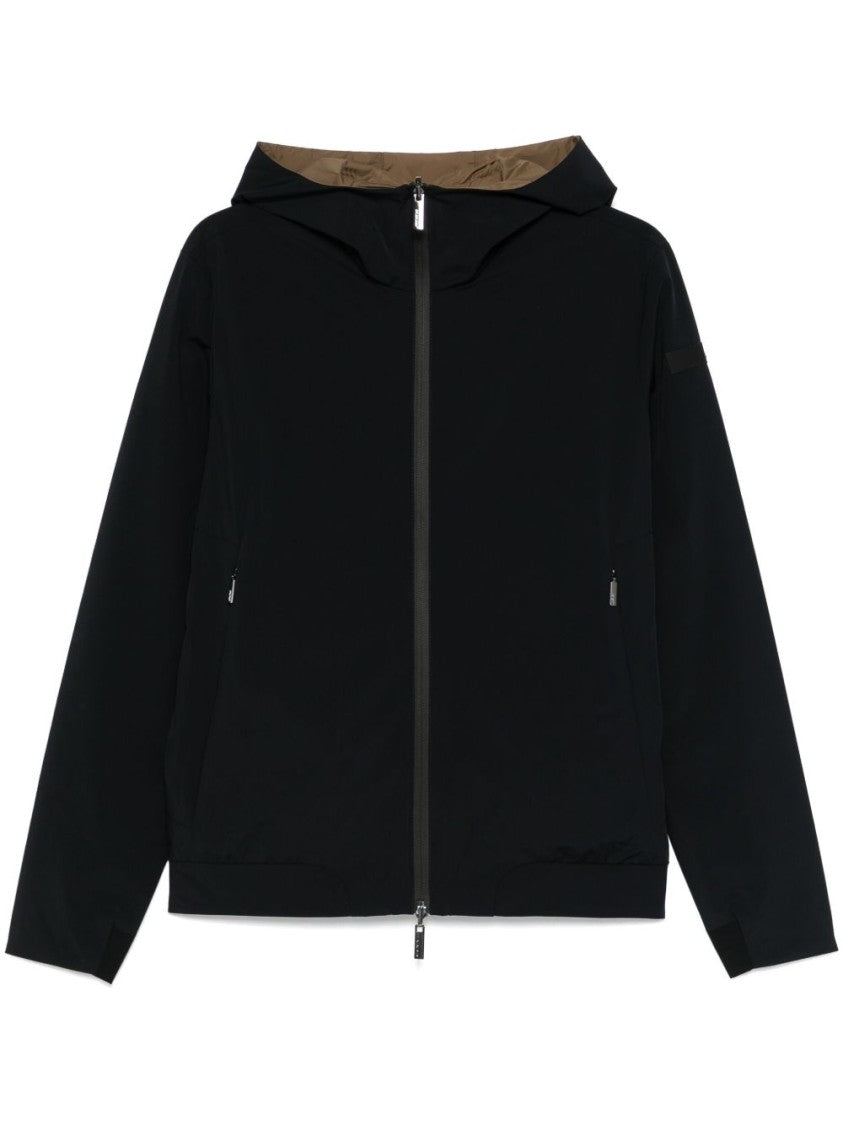 Rrd Blue Jacket With Zip-Up Closure And Hood