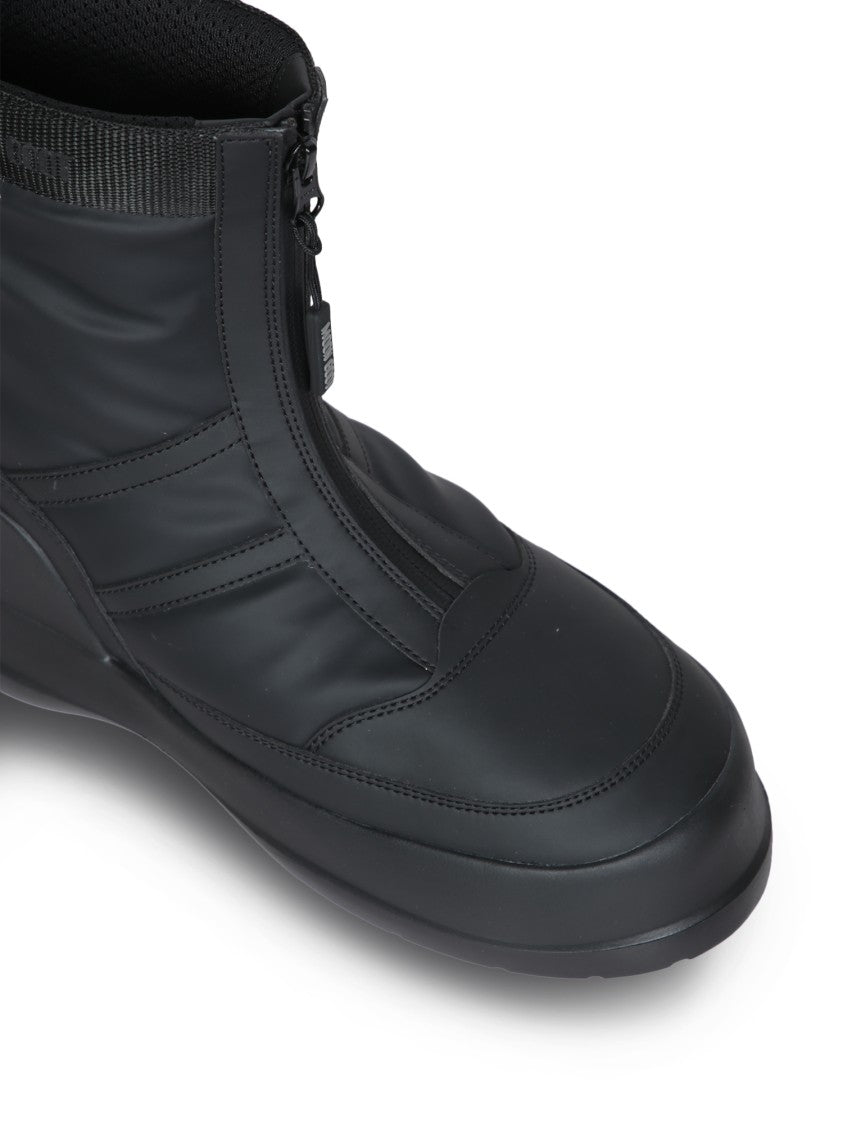 Moon Boot Luna Zip Black Ankle Boots
