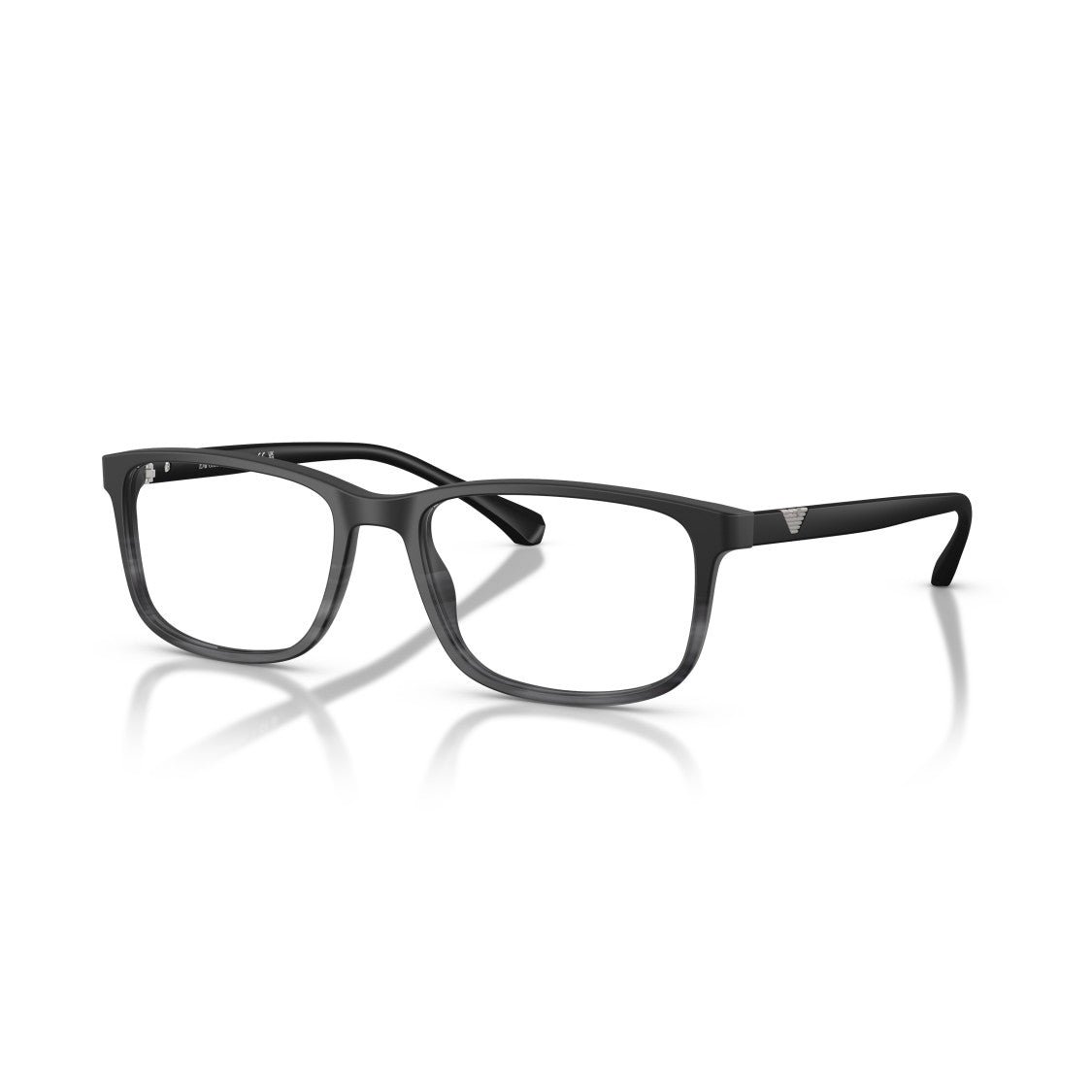 Emporio Armani 0Ea3098 Matte Black Rectangular Acetate Eyeglasses