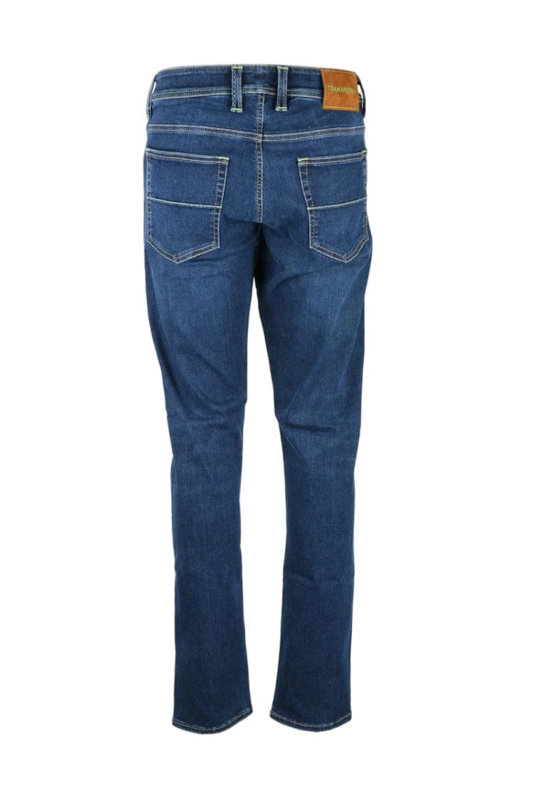 Tramarossa Blue Cotton Pes Elastane Jeans
