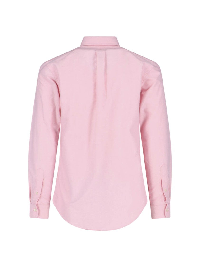 Polo Ralph Lauren Pink Classic Collar Cotton Shirt