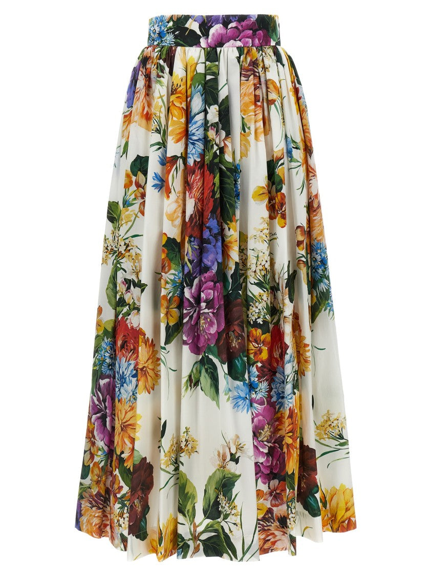 Dolce & Gabbana Bouquet' Print Skirt