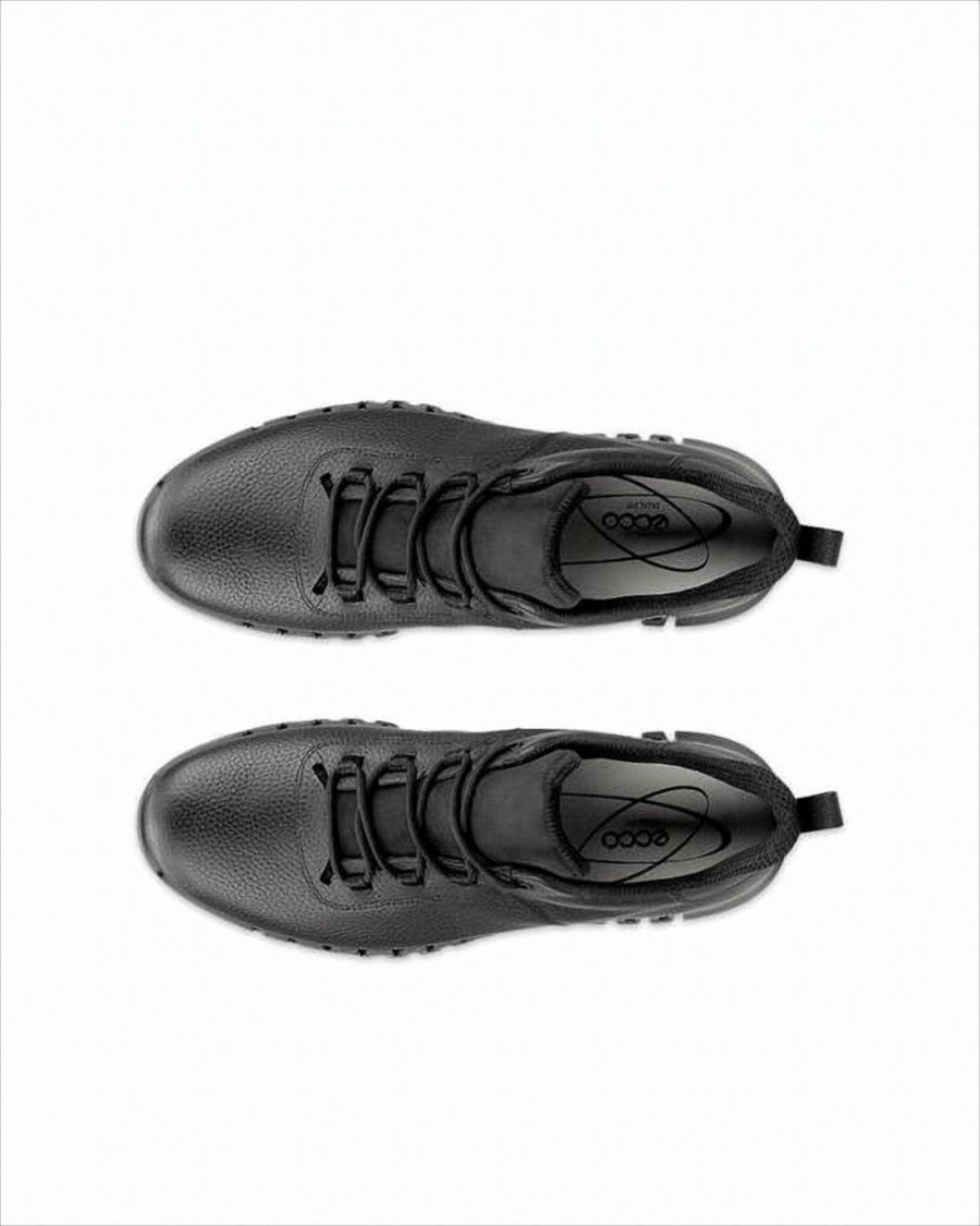 Ecco Textured Cowhide Leather Sneakers