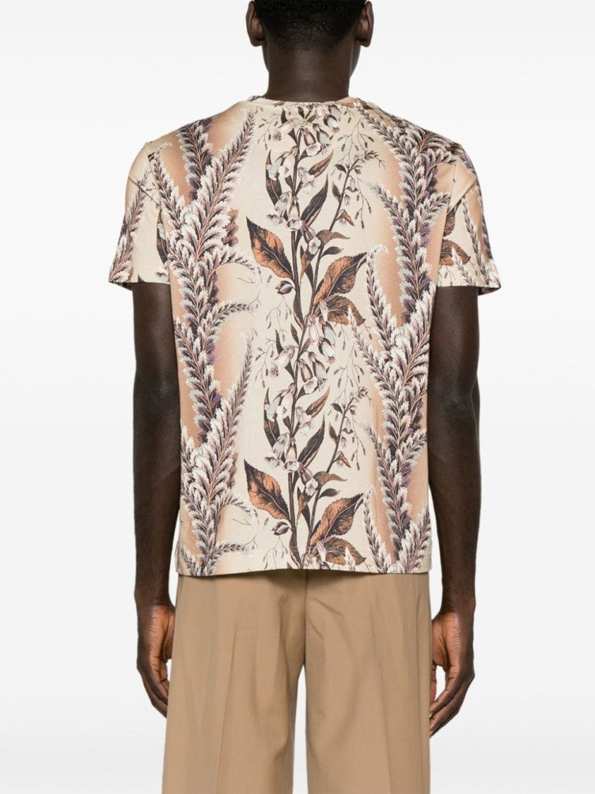 Etro Botanical Print Cotton Jersey T-Shirt