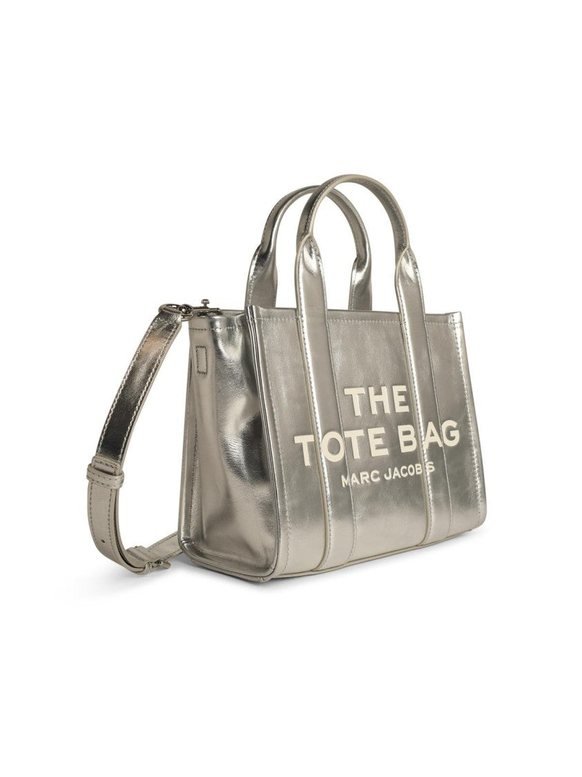 Marc Jacobs (The) Small 'Tote' Silver Leather Bag