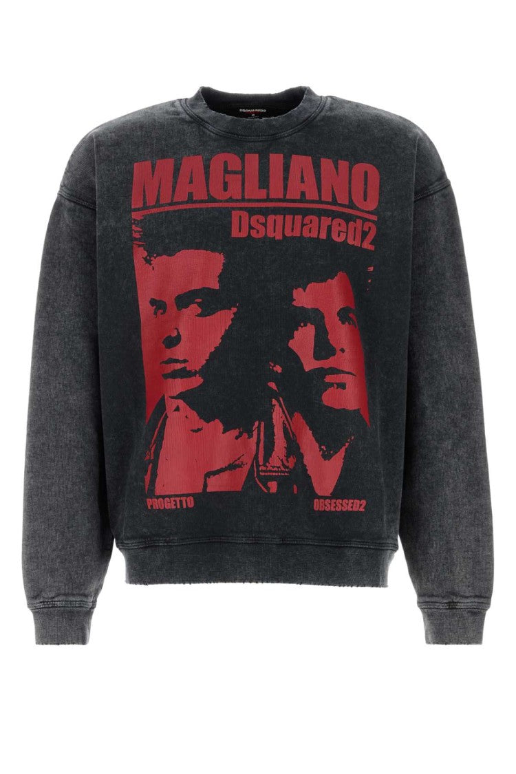 Dsquared2 Slated Cotton Dsquared X Magliano Sweatshirt