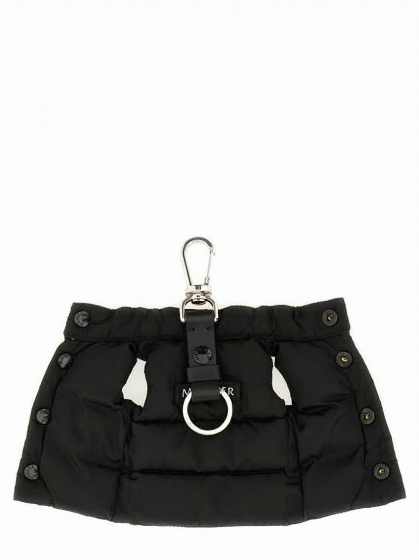 Moncler Miniature Padded Vest Keyring With Moncler Logo