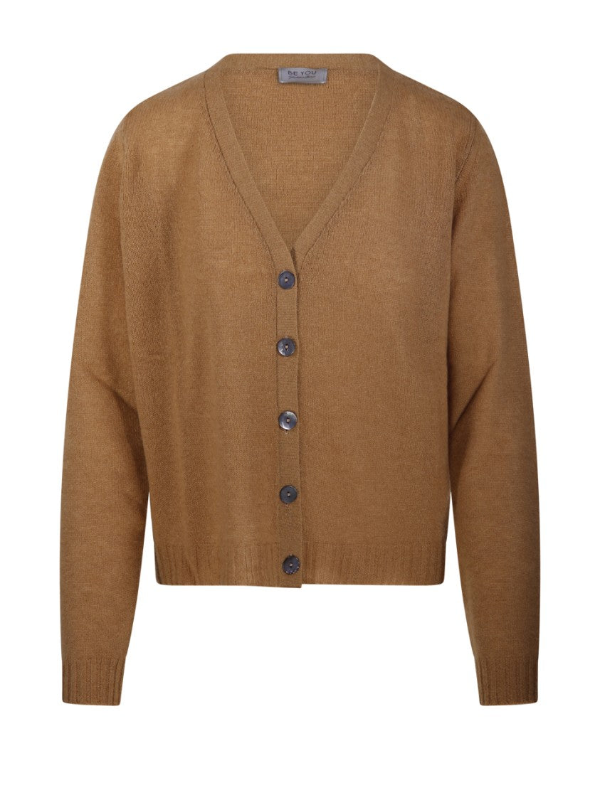 Be You Classic V-Neck Cashmere Cardigan