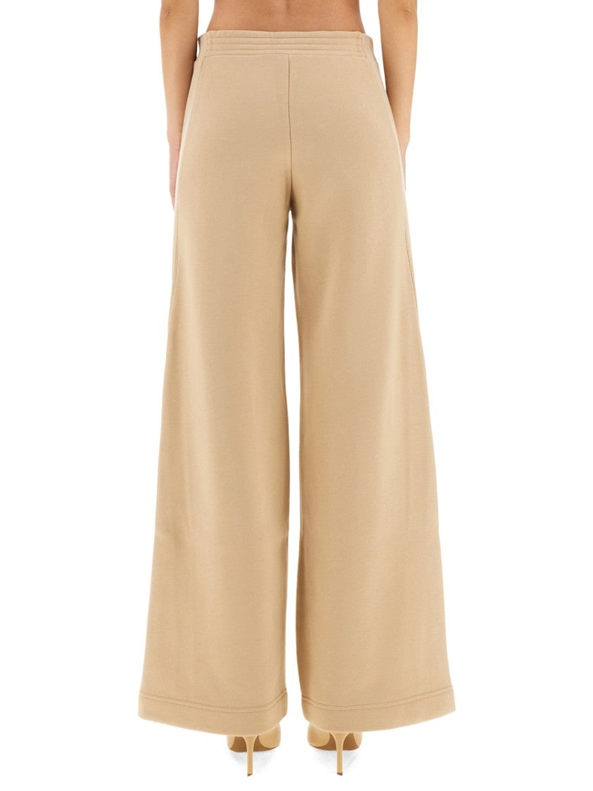Max Mara Wide-Leg Pants With High Waist And Vertical Seams