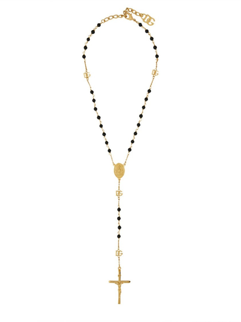 Dolce & Gabbana Rosary Style Necklace