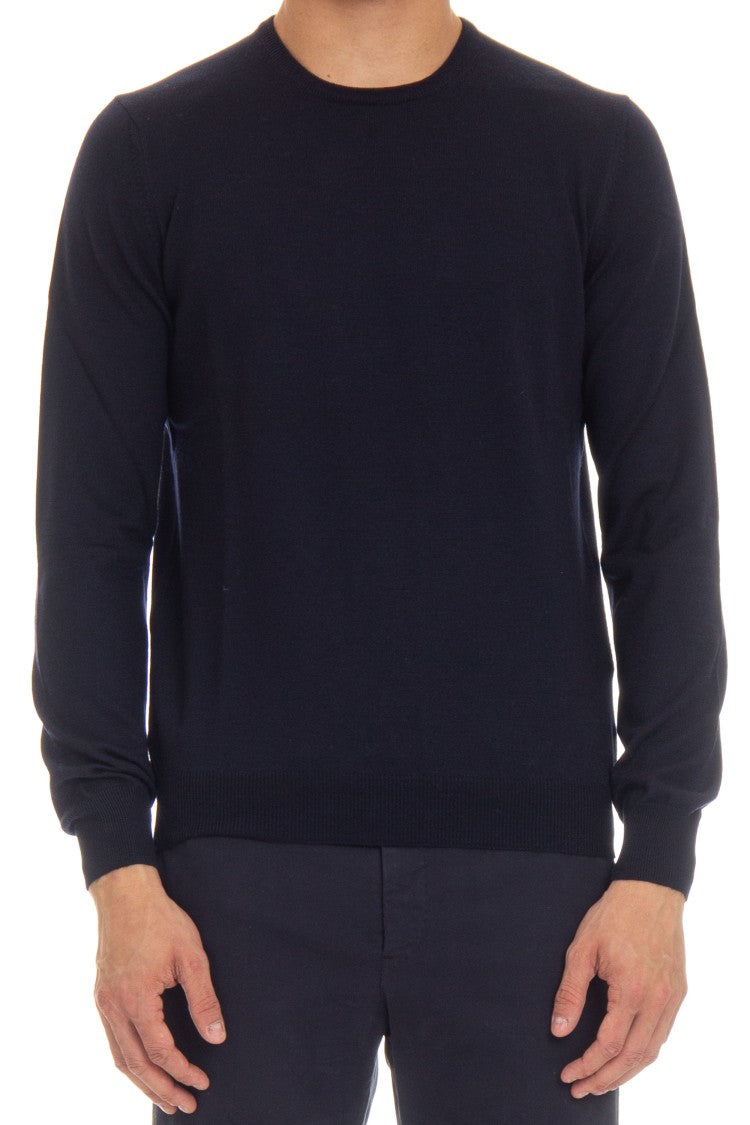 Barba Extrafin Virgin Wool Crewneck Sweater
