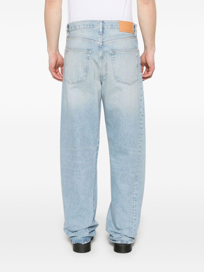 Sunflower Light Blue Cotton Jeans With Classic Five-Pocket Design