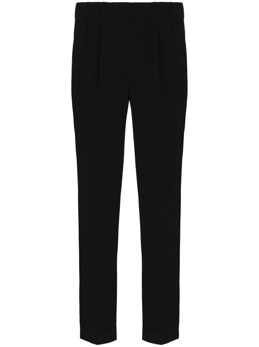 Brunello Cucinelli Tailored Black Pants With Fabric Blend