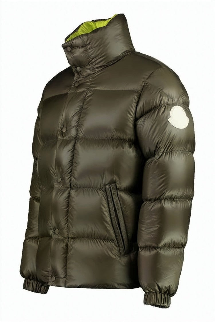 Moncler Quilted Puffer Jacket With High Collar