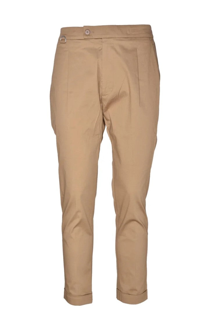 Low Brand Beige Stretch Cotton Pants