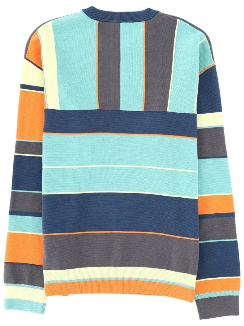 Paul Smith Striped Long-Sleeve Sweater In Organic Cotton