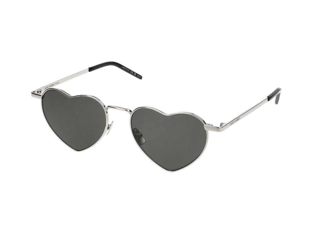 Saint Laurent Sunglasses Sl 301 Loulou 001 Silver Silver Grey
