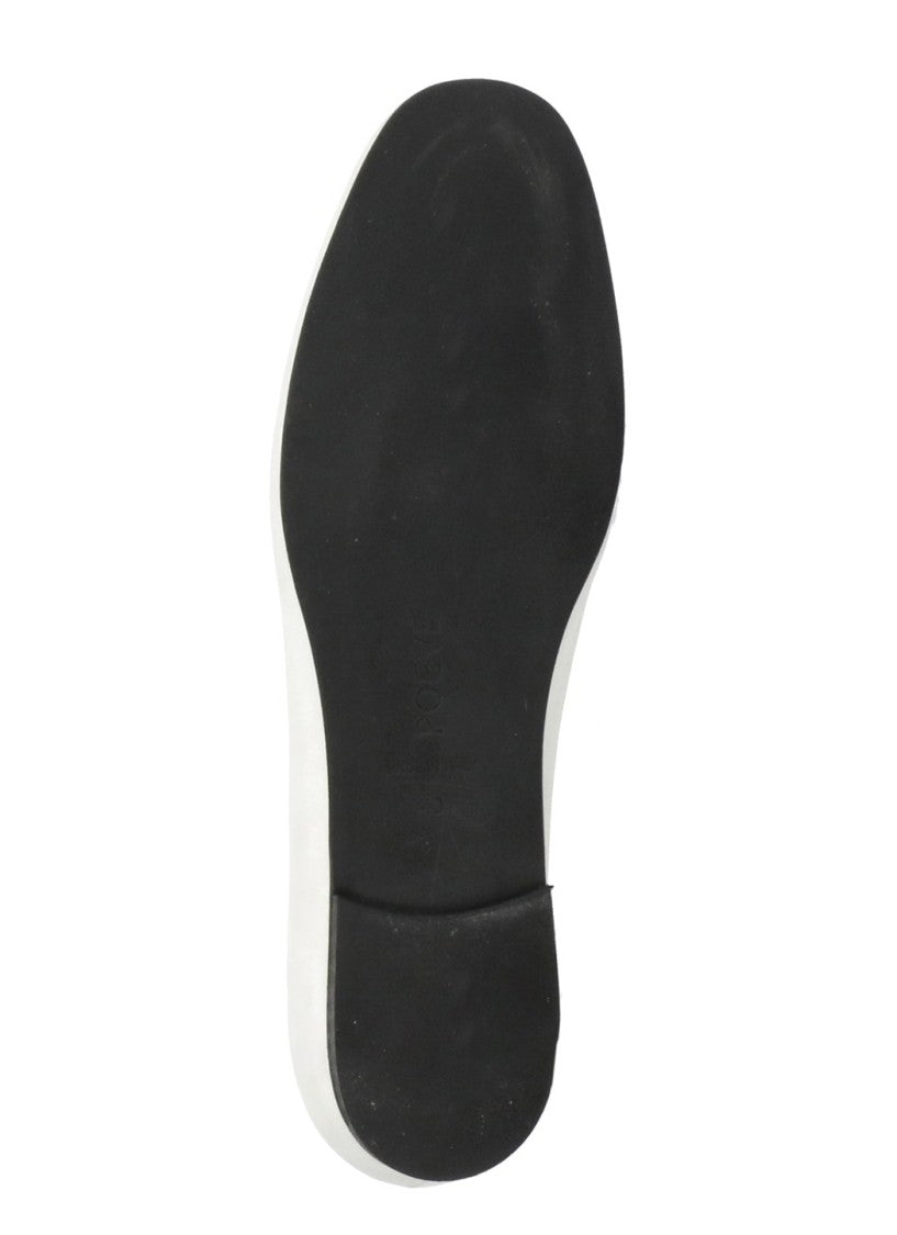 Poeve Ivory Porto Leather Flats