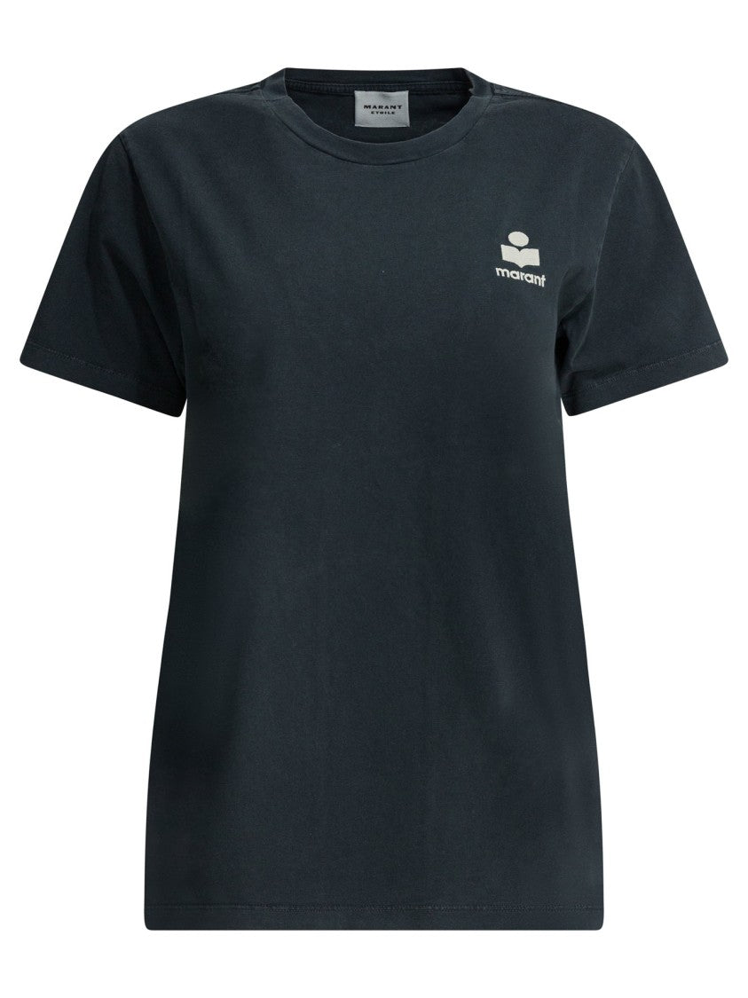 Isabel Marant Étoile Cotton T-Shirt With Relaxed Fit And Subtle Logo