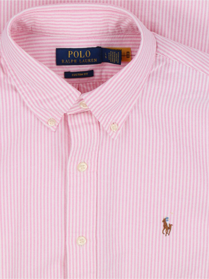 Polo Ralph Lauren Classic Button-Down Pink Shirt With Long Sleeves