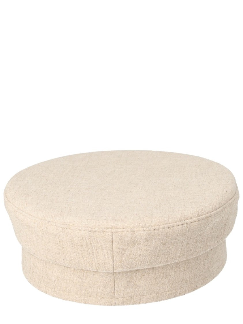 Ruslan Baginskiy Baker Boy Linen-Viscose Blend Hat