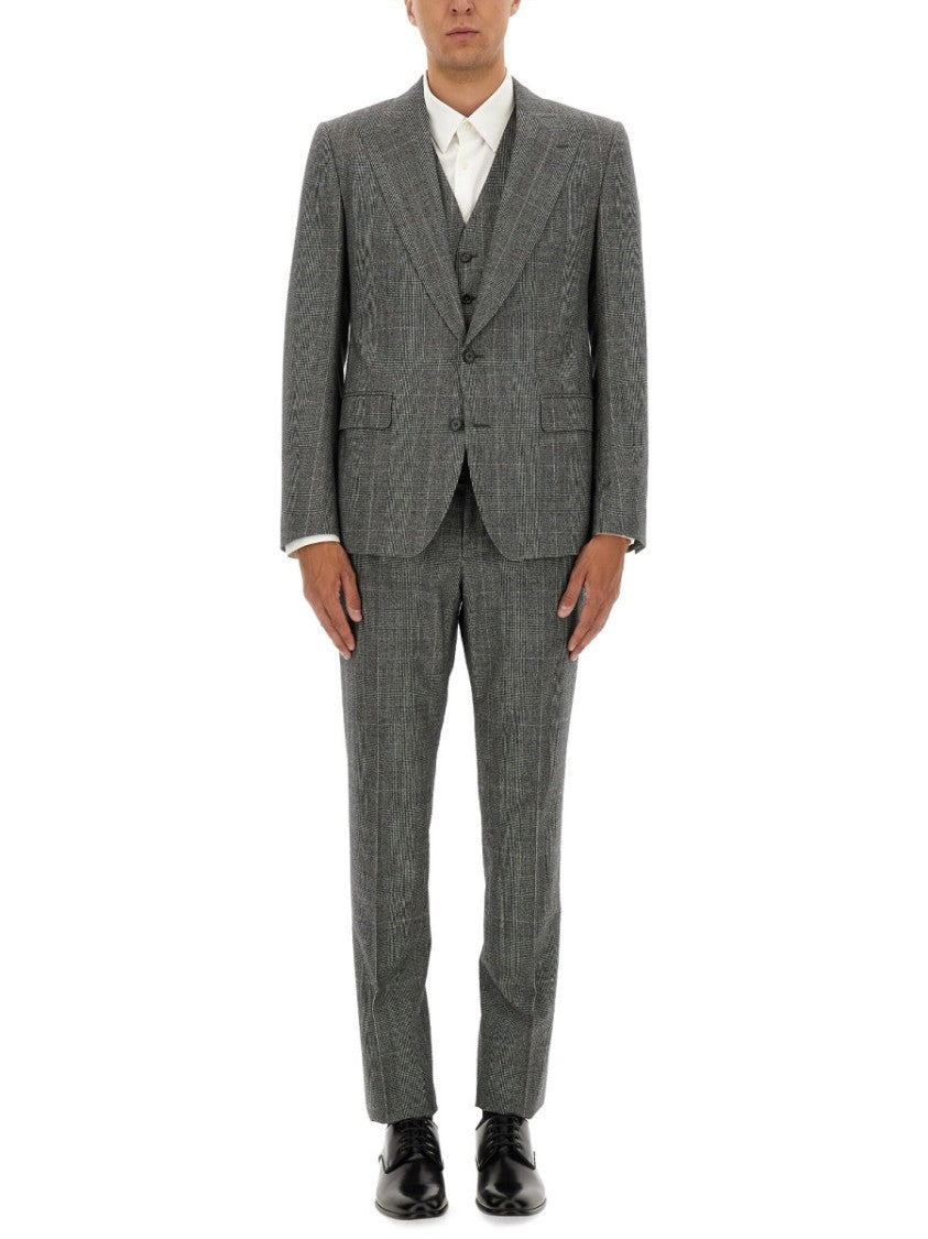 Dolce & Gabbana Tailored Three-Piece Suit With Structured Blazer