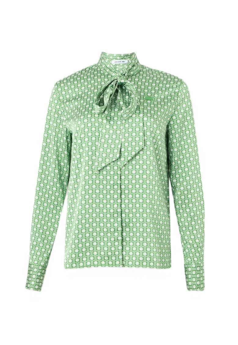 Lacoste Green Regular Fit Detachable Shirt