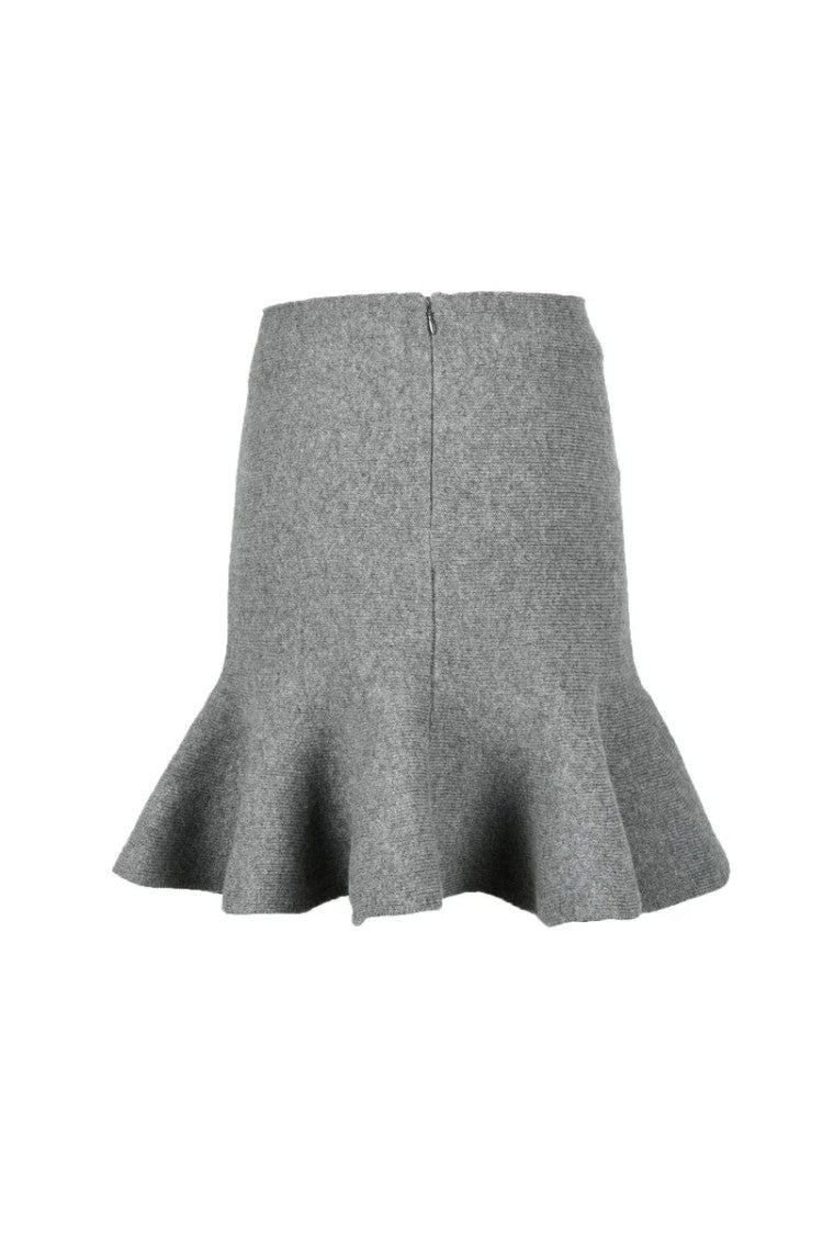 Jil Sander Wool And Cashmere Skirt - Grey