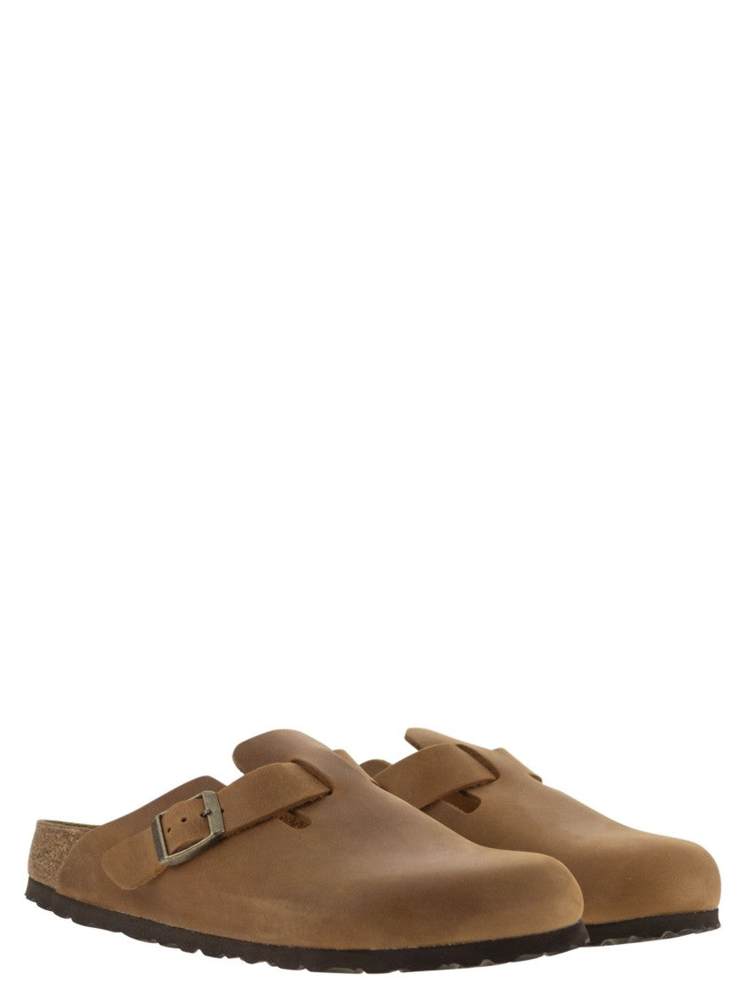 Birkenstock Boston - Oiled Leather Sabot