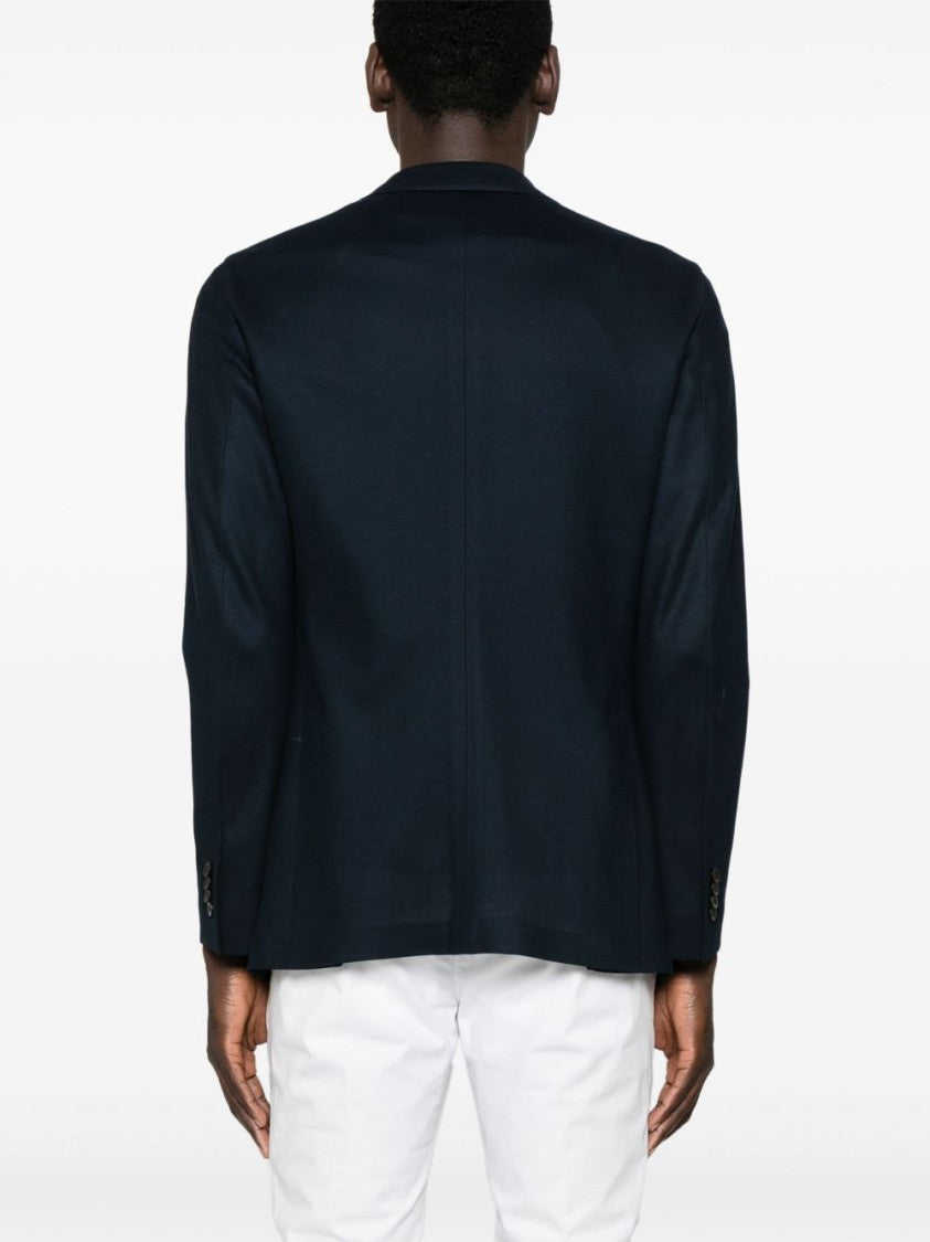 Boglioli Navy Blue Cotton Jacket