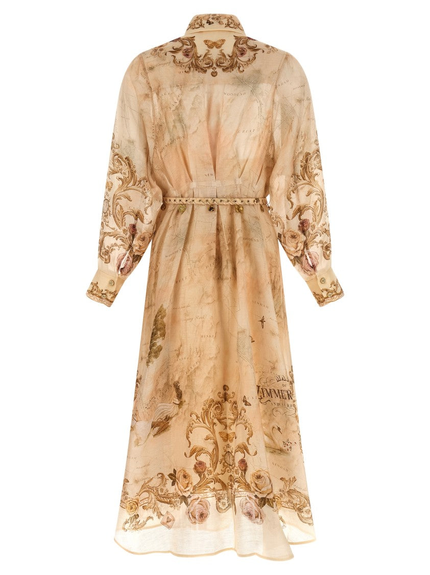 Zimmermann 'Memento Buttoned Midi' Dress