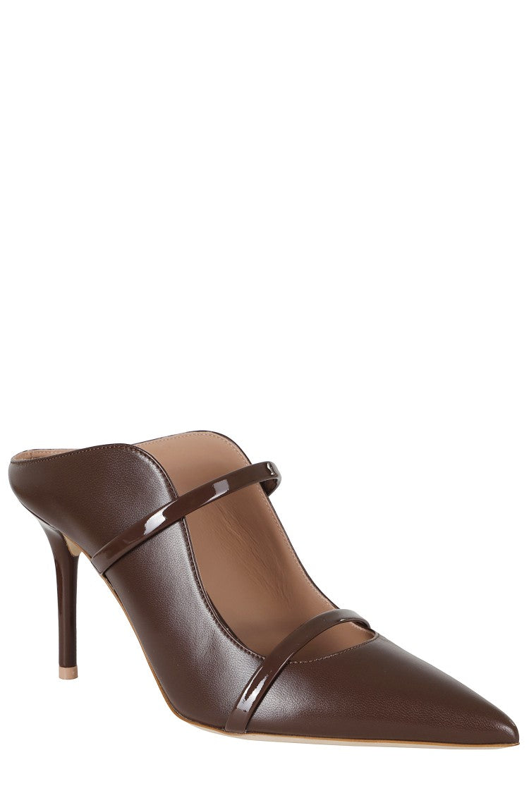 Malone Souliers Maureen 85 Double Strap Leather Mules