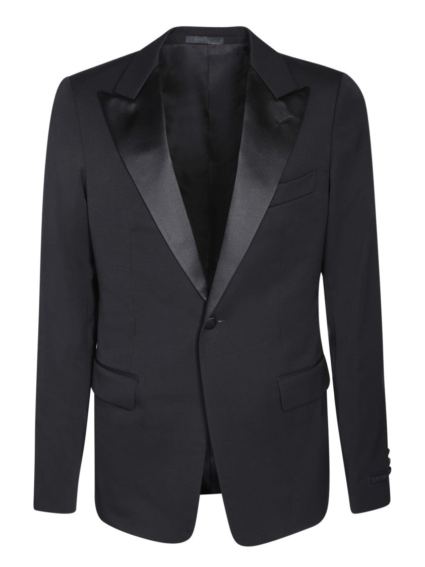 Lanvin Black Single-Breasted Blazers
