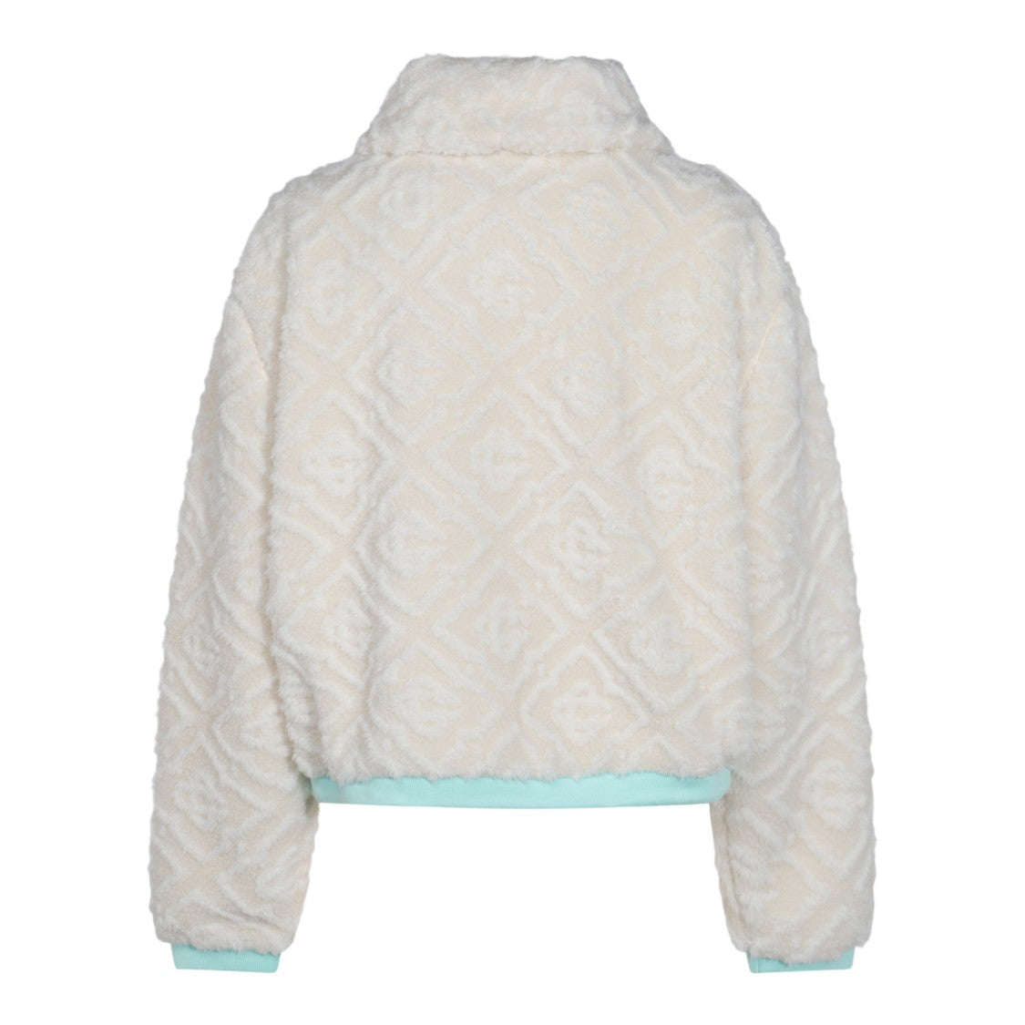 Casablanca Textured Plush Jacket With Geometric Pattern