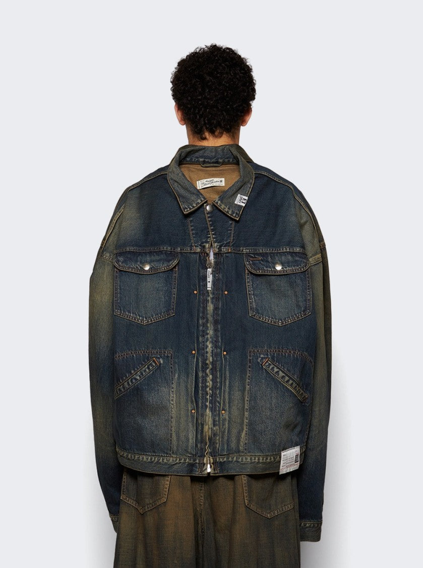 Maison Mihara Yasuhiro Both Fronts Denim Jacket Indigo